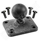 RAM Mount Plastic AMPS Plate with Roadmate Hardware RAM Mount Plastic AMPS Plate with Roadmate Hardware