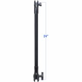 RAM Mount Plastic 14 inch Extension Pole with 1 inch and 1.5 inch Socket