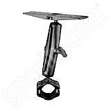 RAM Mount Rectangular Plate Long Arm Clamping Base Mount 1.5 Ball