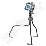 RAM Mount Itronix Duo Touch Tablet Cradle on Flex Arm Floor Mount RAM Mount Itronix Duo Touch Tablet Cradle on Flex Arm Floor Mount