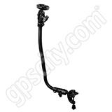 RAM Mount Seat Clamp Mount with Round Plate RAM-B-316-121B-202U