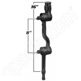 RAM Mount Plastic Adjustable Adapt-A-Post 16 inch Extension Arm RAP-114-APB3U