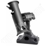 RAM Mount RAM Tube Jr Rod Holder Short 4 inch Post Bulkhead Flat Surface Base