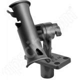 RAM Mount RAM Tube Jr Fishing Rod Holder Short 4 inch Post Flush Mounting Base