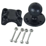 RAM Mount Half Rail Mount Clamp Base with 1.5 inch Ball
