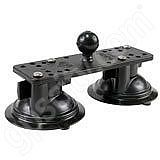 RAM Mount Dual Suction Mount Base B-Ball RAM-B-224-111 RAM Mount Dual Suction Mount Base B-Ball RAM-B-224-111