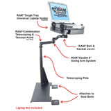 RAM Mount Ford Freestar Dual Arm Laptop Vehicle Mount