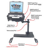 NPI RAM Dodge Vehicle Laptop Mount RAM-VB-127-SW1
