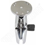 RAM Mount Chrome Standard Arm Round Plate Open Socket Assembly