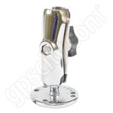 RAM Mount Chrome 1 inch Ball Round Base with Open Socket