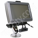 RAM Mount Chrome Garmin GPSMAP 600 Series Screw Down Mount