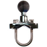 RAM Mount Chrome Stainless Steel U-Bolt Base with 1 inch Ball