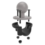 RAM Mount Rail Mount Adapter for Round 2.5 inch dia Base RAM Mount Rail Mount Adapter for Round 2.5 inch dia Base