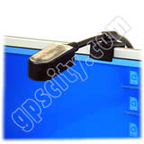 Click for larger view of RAM-234-L USB Light connected to Screen Support