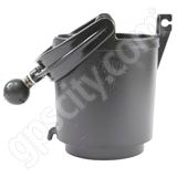 RAM Mount Self Leveling Cup Holder No Foam RAM-B-132B-WH1U