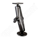 RAM Mount Round Plate Base with AMPS Plate and Long Arm