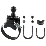 RAM Mount Utility Strap Zinc U-Bolt Base with 1 inch Ball