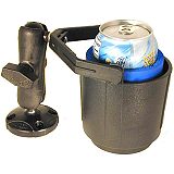 RAM Mount Plastic Cup Holder with Screw Down Surface Base