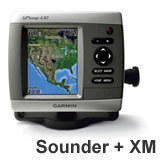 Garmin GPSMAP 430sx Sounder with Dual Beam Transducer and GXM 31