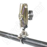 RAM Mount Chrome Rail Base with Open Socket Arm RAM Mount Chrome Rail Base with Open Socket Arm