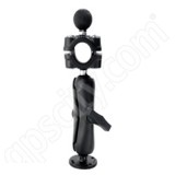 RAM Mount Dual Ball Pipe Base Round Plate Mount RAM-147U
