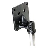 RAM Mount Square 3.63 inch VESA Monitor Plate with 0.5 inch Post