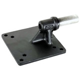 RAM Mount Square 4.75 inch VESA Monitor Plate with 0.88 inch Post