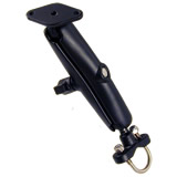 RAM Mount Steel U-Bolt Rail Base with Long Arm Diamond Assembly