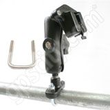 NPI RAM U-Bolt Rail Mount with Belt Button Clip