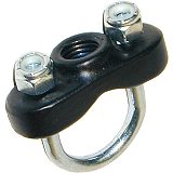 RAM Mount 0.25 inch NPT Thread with Zinc U-Bolt Rail Base