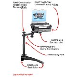 RAM Mount Jeep Grand Cherokee Dual Arm Laptop Vehicle Mount