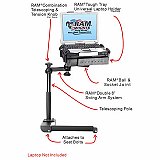 Click for more information about the complete RAM vehicle mounting system