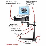 Click for more information about the complete RAM vehicle mounting system
