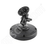 RAM Mount Plastic Desk Mount with Short Arm and Round Plate RAP-B-291-A-202U
