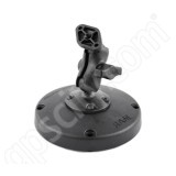RAM Mount Plastic Desk Mount with Short Arm and Diamond Plate RAP-B-291-A-238U