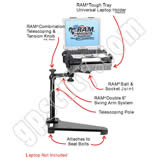 RAM Mount Ford Escape Dual Arm Laptop Vehicle Mount