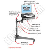 RAM Mount Toyota Sienna Dual Arm Laptop Vehicle Mount