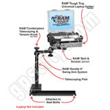 RAM Mount Hyundai and Kia Dual Arm Laptop Vehicle Mount