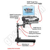 RAM Mount Jeep Wrangler Vehicle Laptop Mount RAM-VB-158-SW1