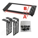 RAM Mount RAM Custom 4 inch Faceplate for Console RAM-FP4-6721-2851
