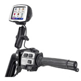 RAM Mount StreetPilot c3xx Series on Motorcycle Brake Mount