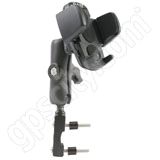 RAM Mount Universal Small Cradle on Motorcycle Brake Mount RAM Mount Universal Small Cradle on Motorcycle Brake Mount