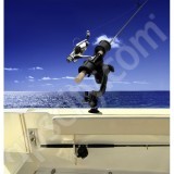 RAM Mount RAM-Rod Light-Speed Mount with Ball Adaptor and Tallon Flush Mount Receiver