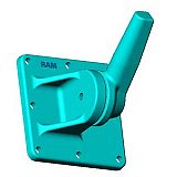 RAM Mount Vehicle Floor Plate Base with Pivot Pedestal Post