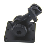 RAM Mount Vehicle Floor 5 inch sq Plate Base with Pivot Pipe Post