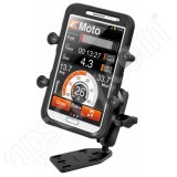 RAM Mount Universal X-Grip IV Motorcycle Side Reservoir Mount 1 inch Ball
