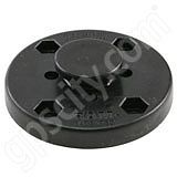 RAM Mount Round Plate with Octagon Button