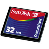 SanDisk 32MB CF Data Card