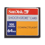 SanDisk 64MB CF Data Card