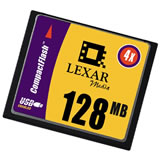 Lexar 128MB CF Data Card
